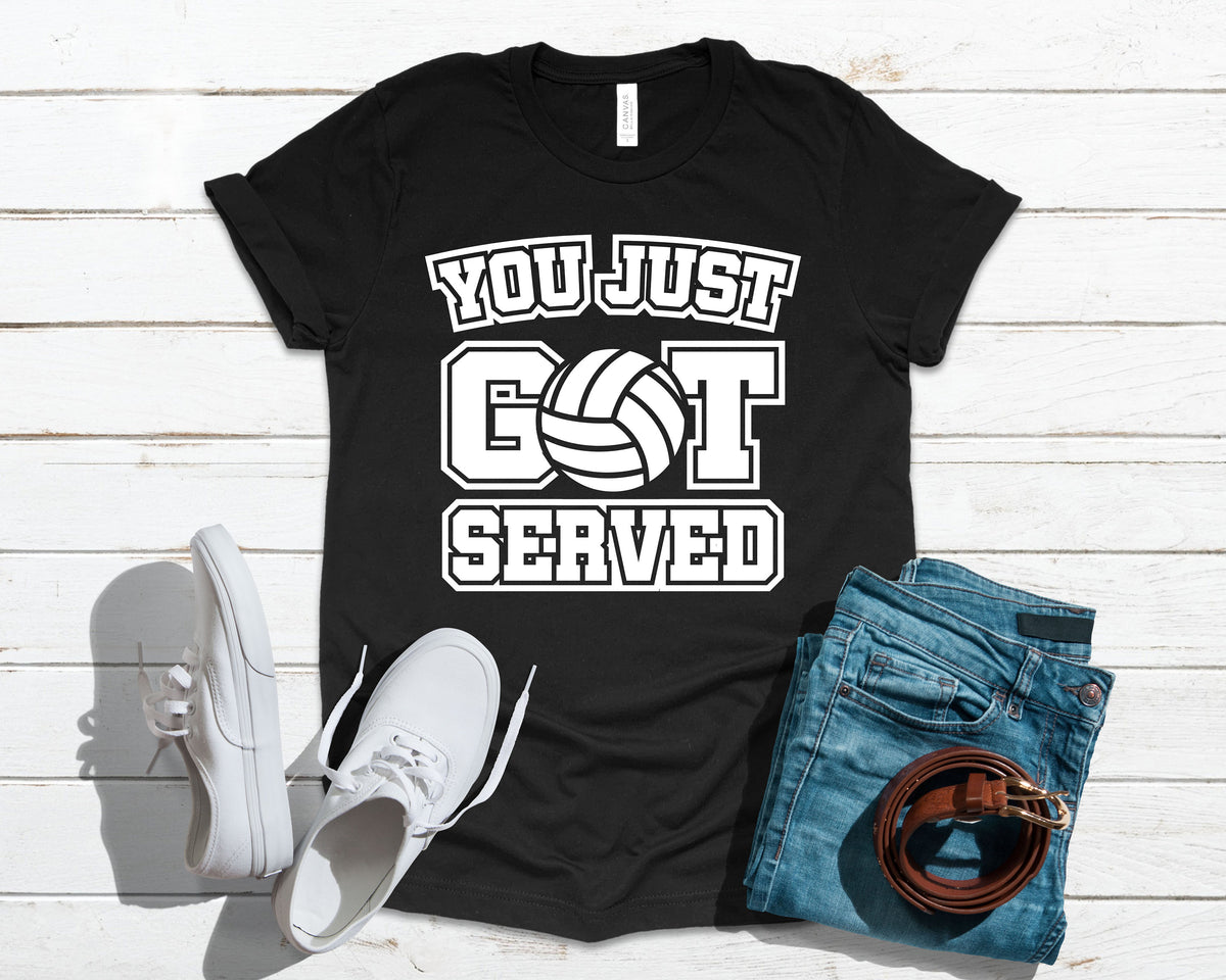 You Got Served Volleyball Funny Apparel Gift TShirt Long Sleeve Sweatshirt Hoodie Tank Top Hoodie – Aesthetic Look · Great Gift For Fans