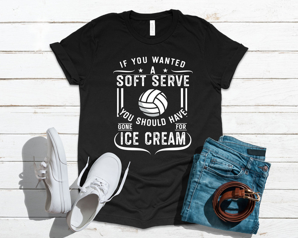 Volleyball Soft Serve Ice Cream Funny Apparel Pun Gift TShirt Long Sleeve Sweatshirt Hoodie Tank Top Hoodie – Feel-Good Design · Great Gift For Fans