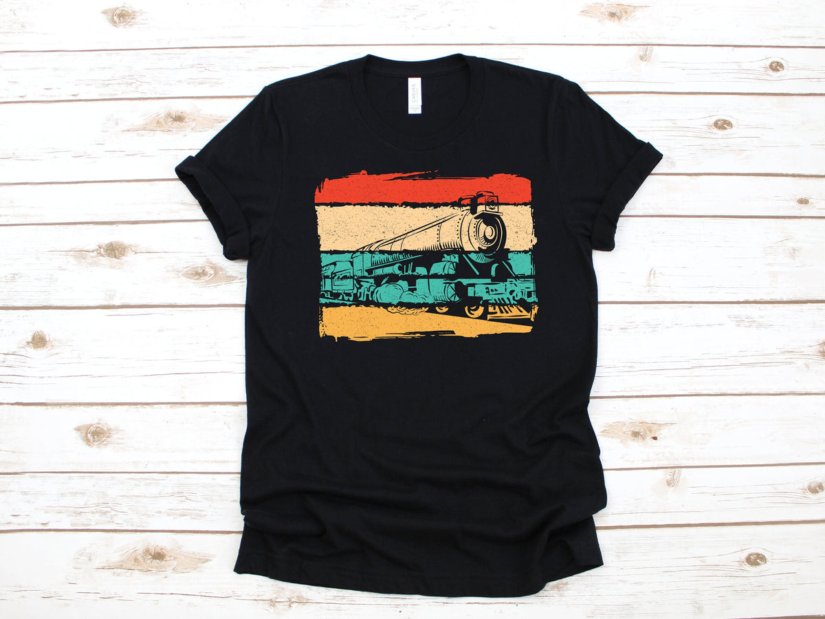 Retro Train Conductor Railroad Vintage Style TShirt Tank Top Hoodie Sweatshirt Long Sleeve Child Apparel Gift Hoodie – Everyday Comfort · Trending Graphic Apparel