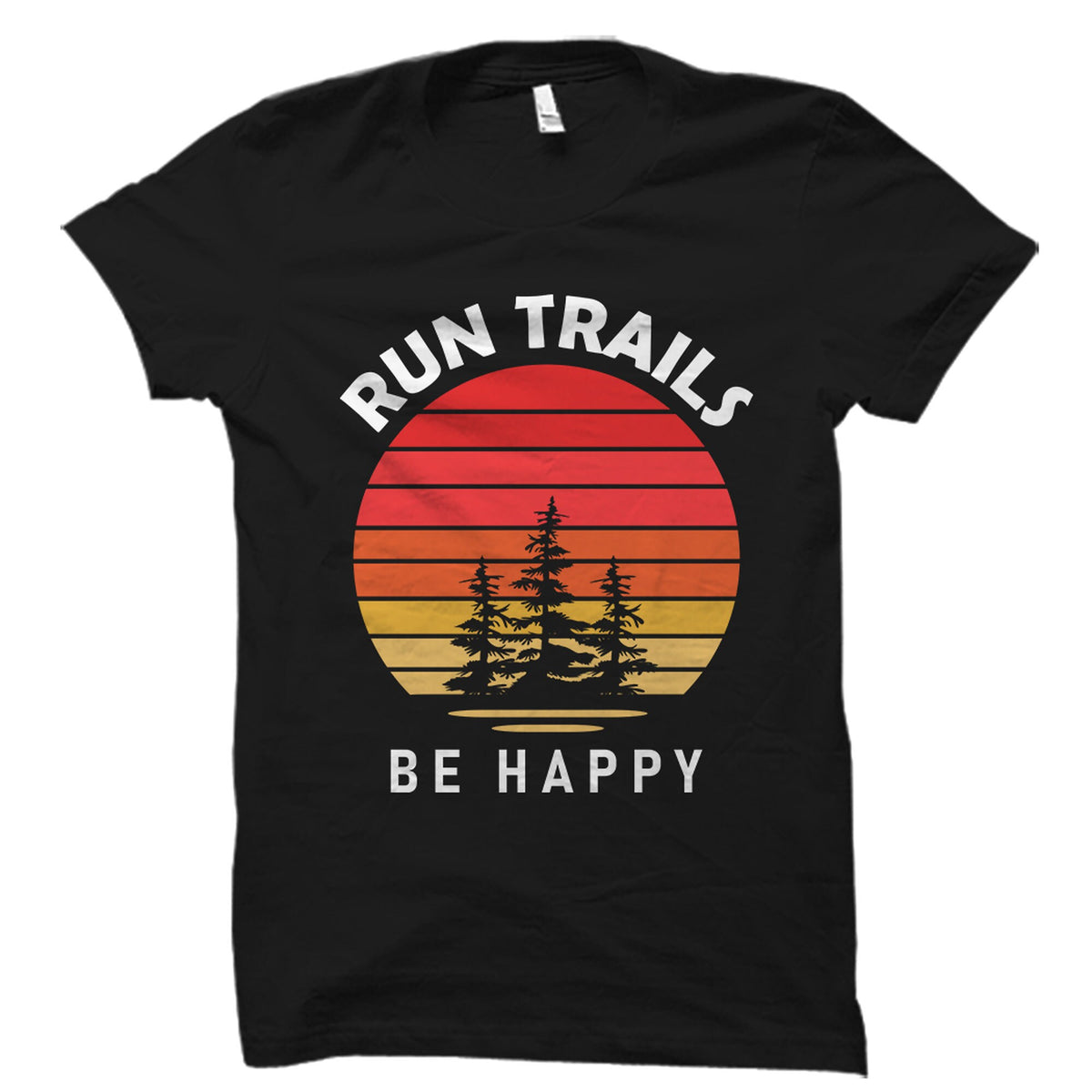 Trail Running Shirt Trail Running Gift Trail Runner Shirt Trail Runner Gift Trail Running Lover Shirt Trail Run Outfit Run Trail OS3229 Graphic Tee – Soft Feel · High-Quality Print
