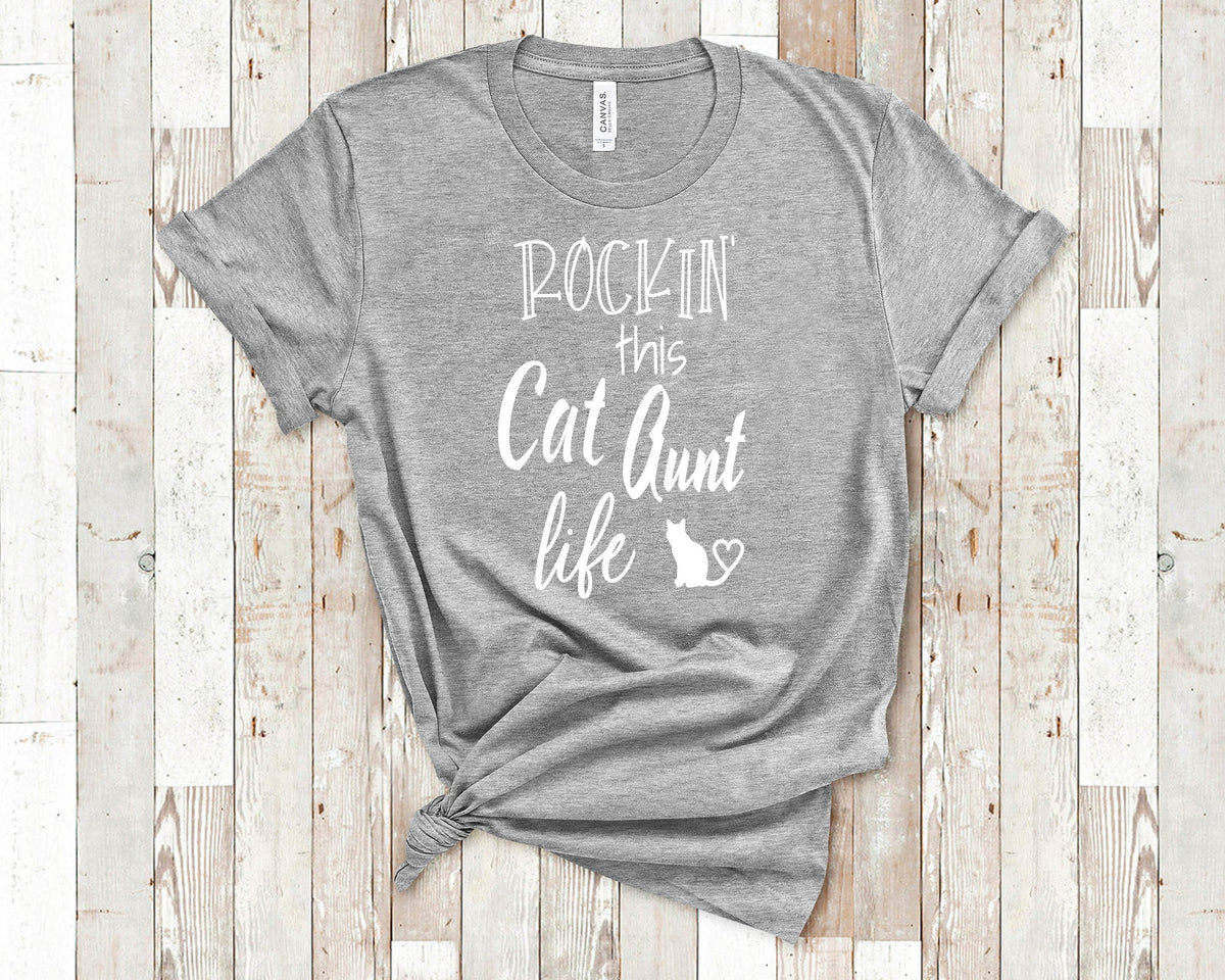 Rockin This Cat Aunt Life Tshirt Cat Aunt Gift for Cat Aunts Rockin Life Funny Cat Aunt Gifts for Cat Aunts Graphic Tee – Feel-Good Design · Must-Have Style
