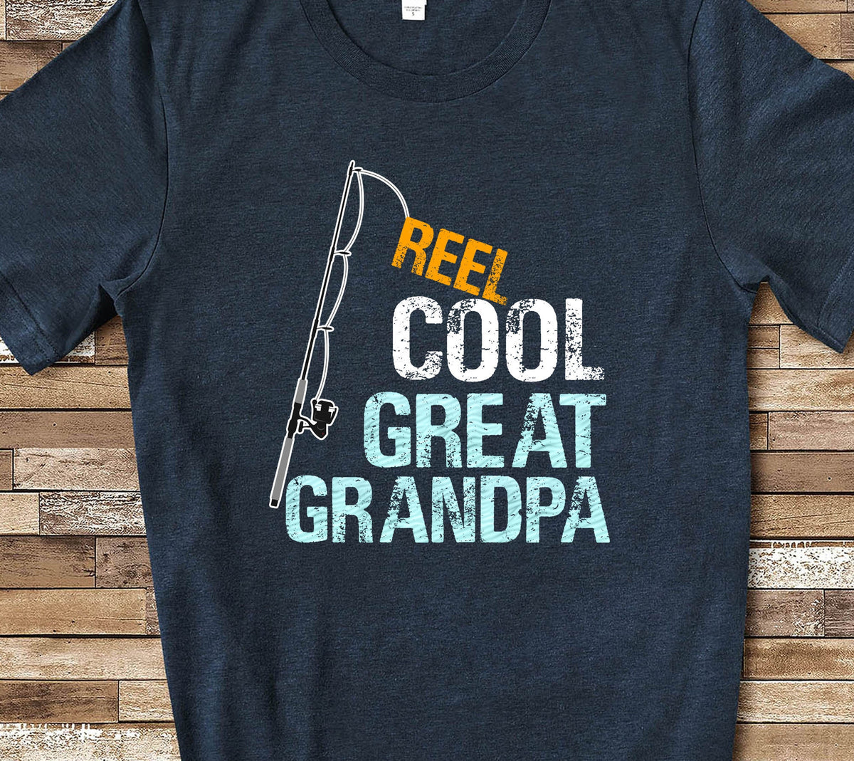 Reel Cool Great Grandpa Shirt Tshirt Great Grandpa Gift from Granddaughter Grandson Birthday Christmas Fathers Day Gifts for Great Grandpa Graphic Tee – Aesthetic Look · Great Gift For Fans