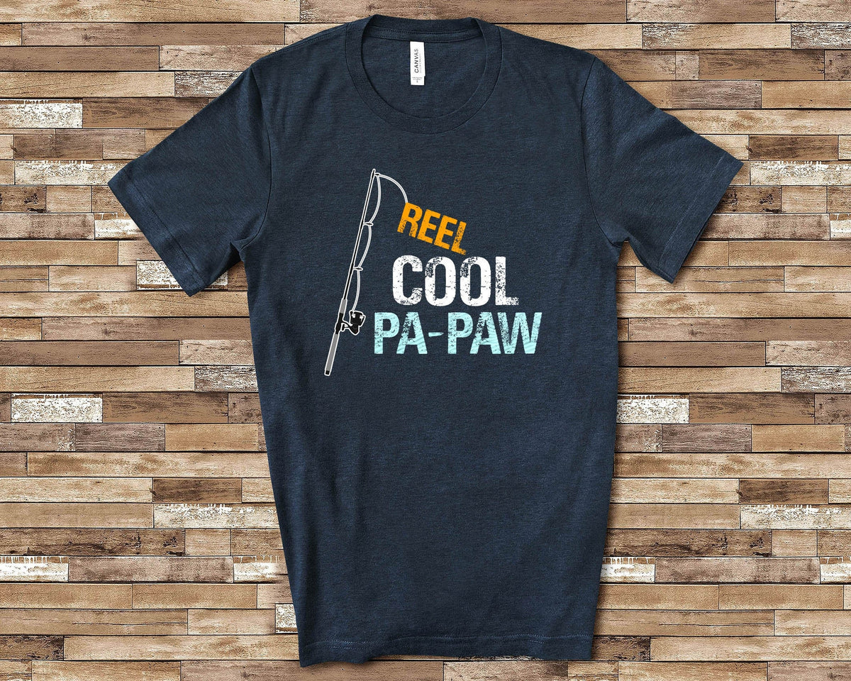 Reel Cool PaPaw Shirt Tshirt PaPaw Gift from Granddaughter Grandson Birthday Fathers Day Grandparent Gifts for Papaw Graphic Tee – Soft Feel · Trending Graphic Apparel