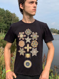 Spiritual Shirt for men SYMBOL TREE men psychedelic shirt trippy shirt men festival shirt men Burning man tshirt acid shirt men Graphic Tee – Cozy Vibes · High-Quality Print