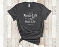Farmor Life Is The Best Life Farmor Shirt Gifts for Holland Norway Sweden Danish Norwegian or Swedish Grandmother Birthday Christmas Present Graphic Tee – Soft Feel · Great Gift For Fans