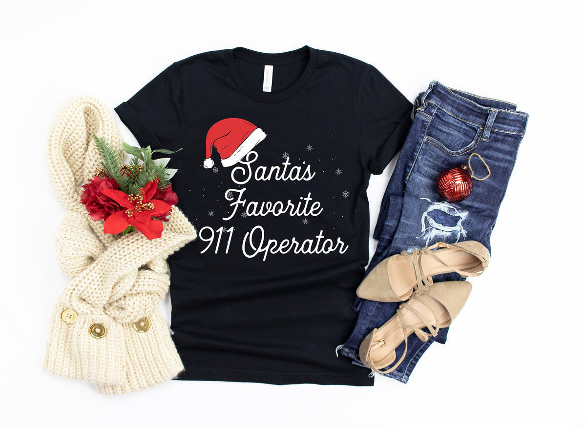 911 Operator Funny Santa Cute TShirt Tank Top Hoodie Sweatshirt Long Sleeve Hoodie Apparel Gift Hoodie – Feel-Good Design · High-Quality Print