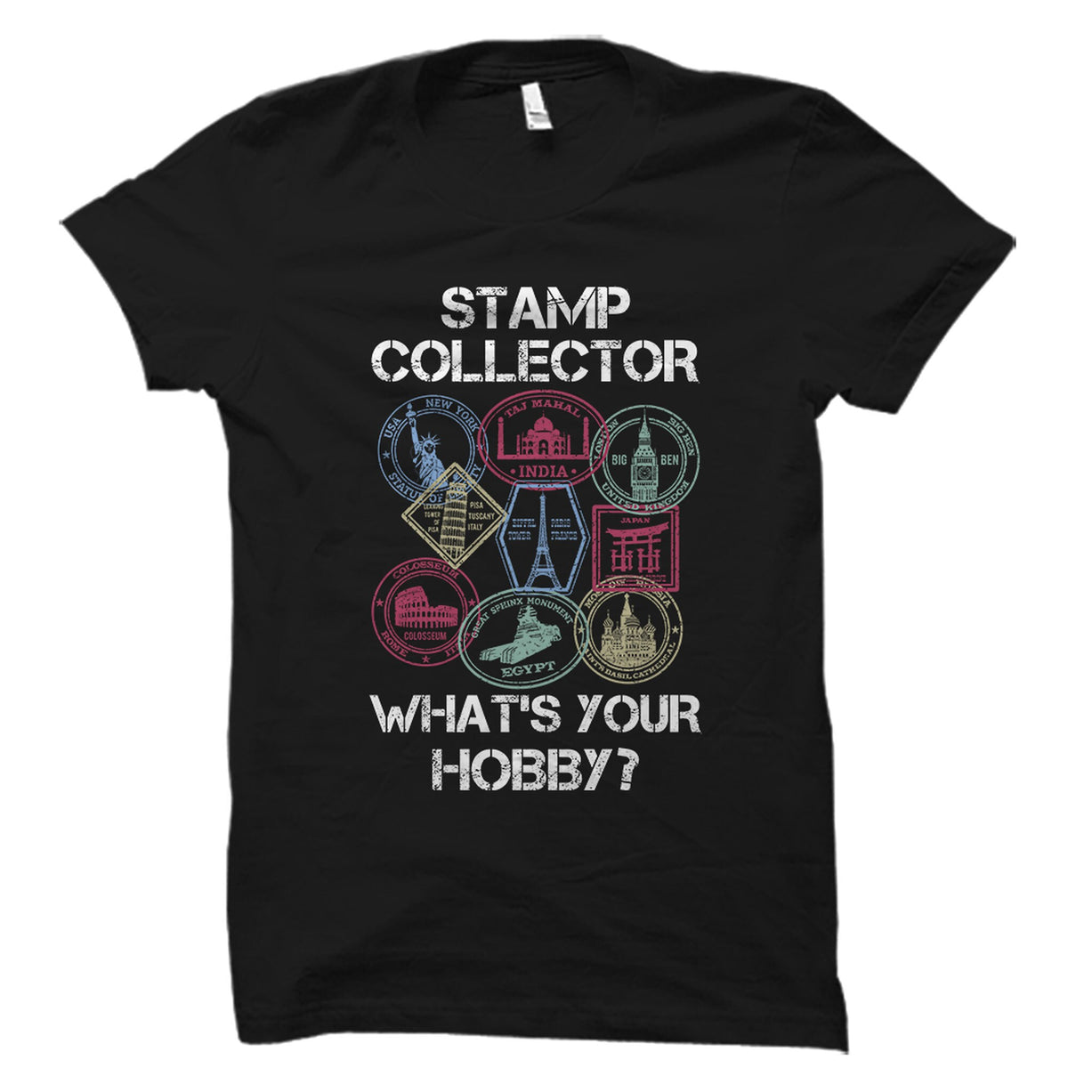 Stamp Collector Shirt Stamp Collector Gift Stamp Collecting Shirt Stamp Collecting Gift Stamp Collector What39s Your Hobby Shirt OS2425 Graphic Tee – Everyday Comfort · Trending Graphic Apparel