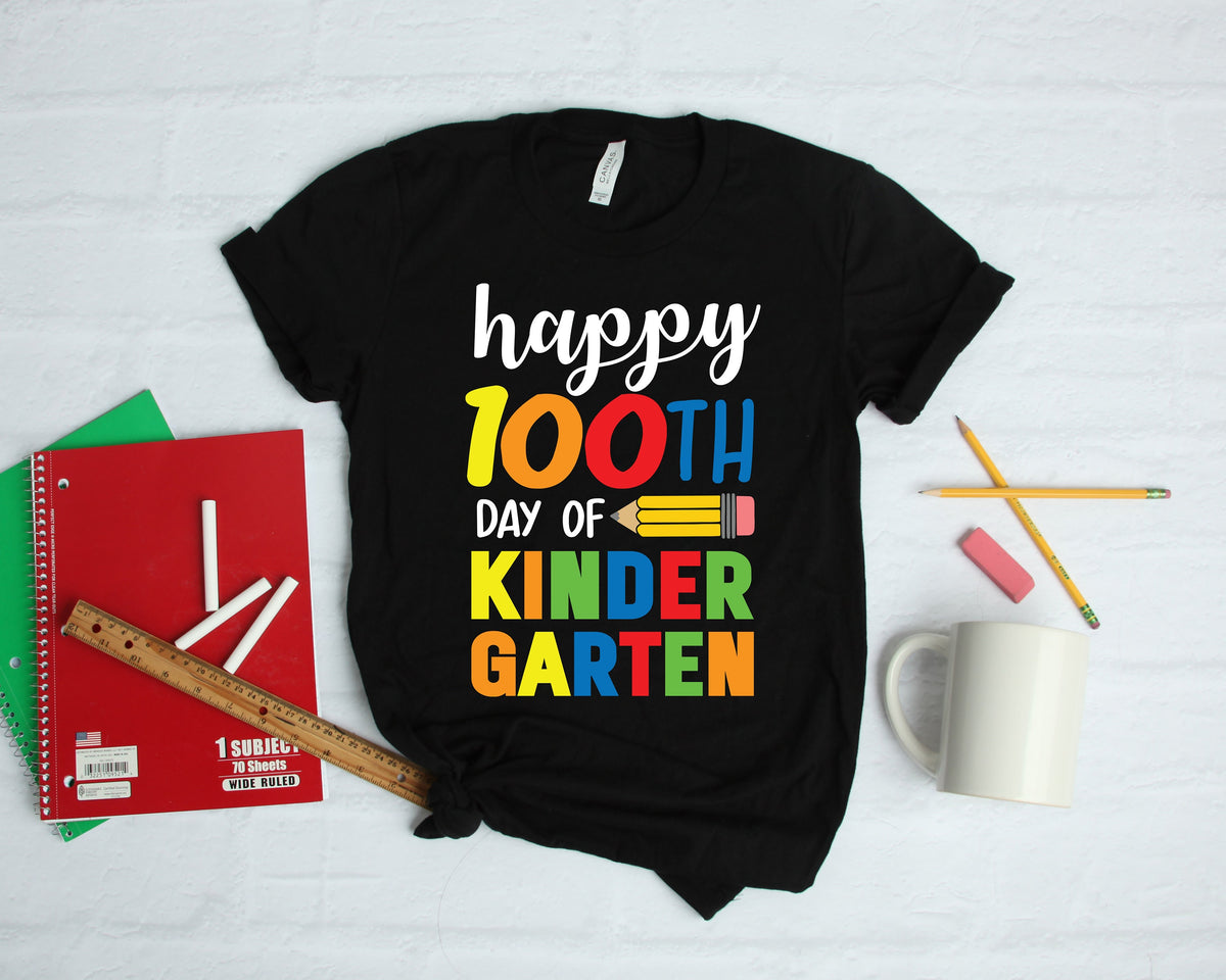 Kindergarten 100 Days of School TShirt Hoodie Sweatshirt Long Sleeve Apparel Gift Hoodie – Feel-Good Design · Great Gift For Fans