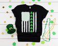 Irish American Flag Shirt Ireland USA St Patricks Day Outfit TShirt Hoodie Sweatshirt Long Sleeve Apparel Gift Hoodie – Soft Feel · Perfect For Daily Wear