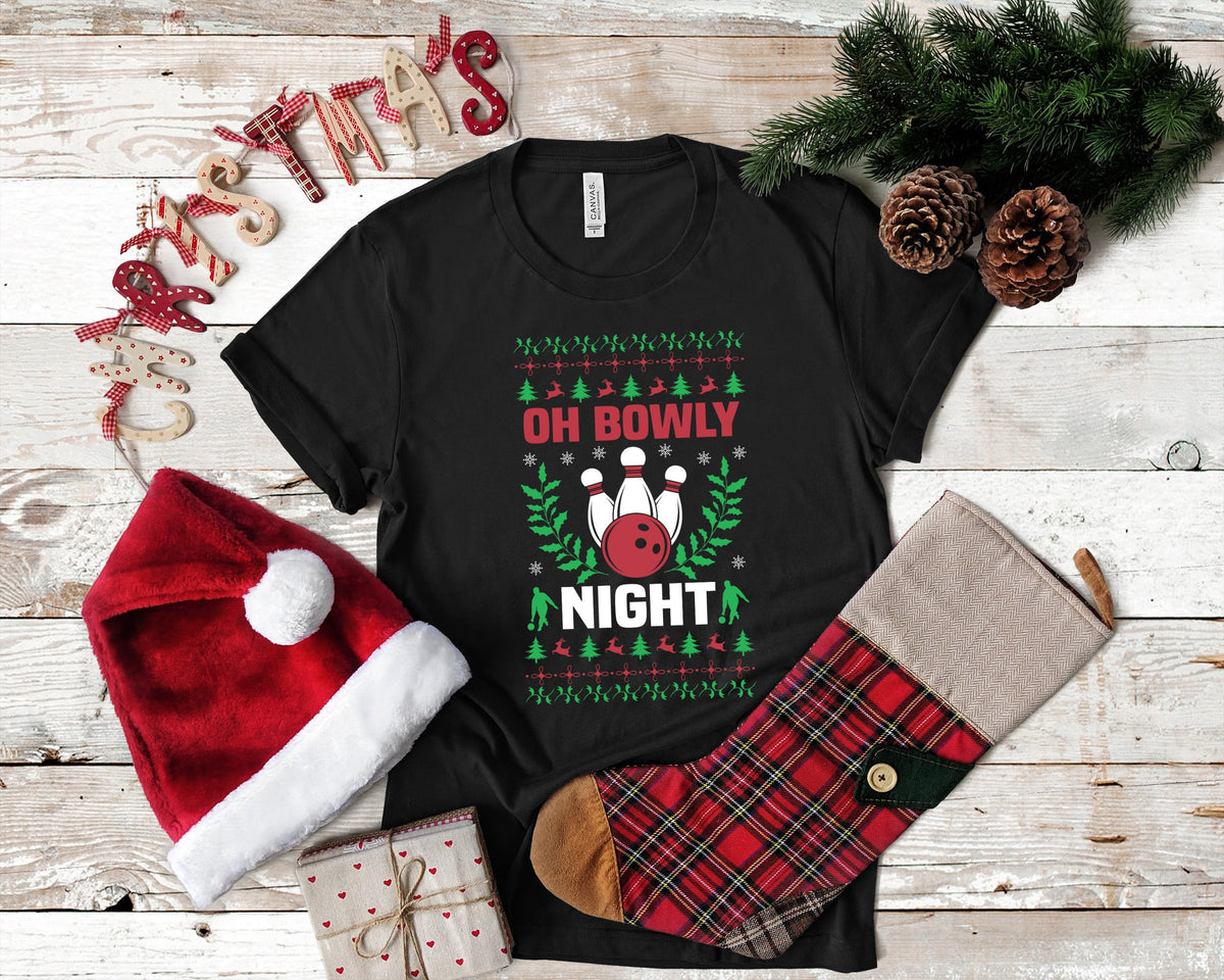 Bowling Ugly Christmas Funny Bowler Xmas TShirt Tank Top Hoodie Sweatshirt Long Sleeve Child Kids Hoodie Apparel Gift Hoodie – Premium Graphic · High-Quality Print
