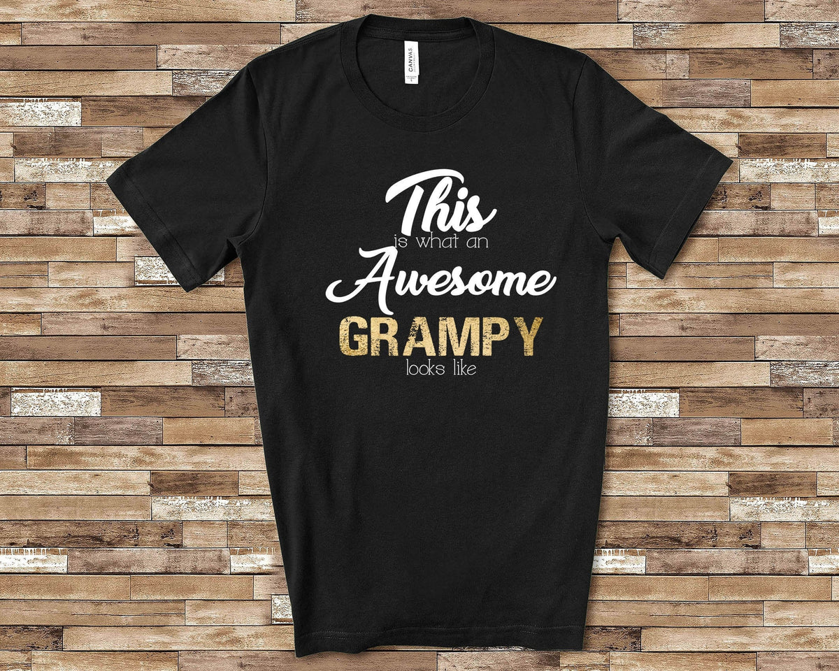 Awesome Grampy Shirt Tshirt Grampy Gift from Granddaughter Grandson Fathers Day Birthday Christmas Grandparent Gifts for Grampy Graphic Tee – Easygoing Wear · Trending Graphic Apparel