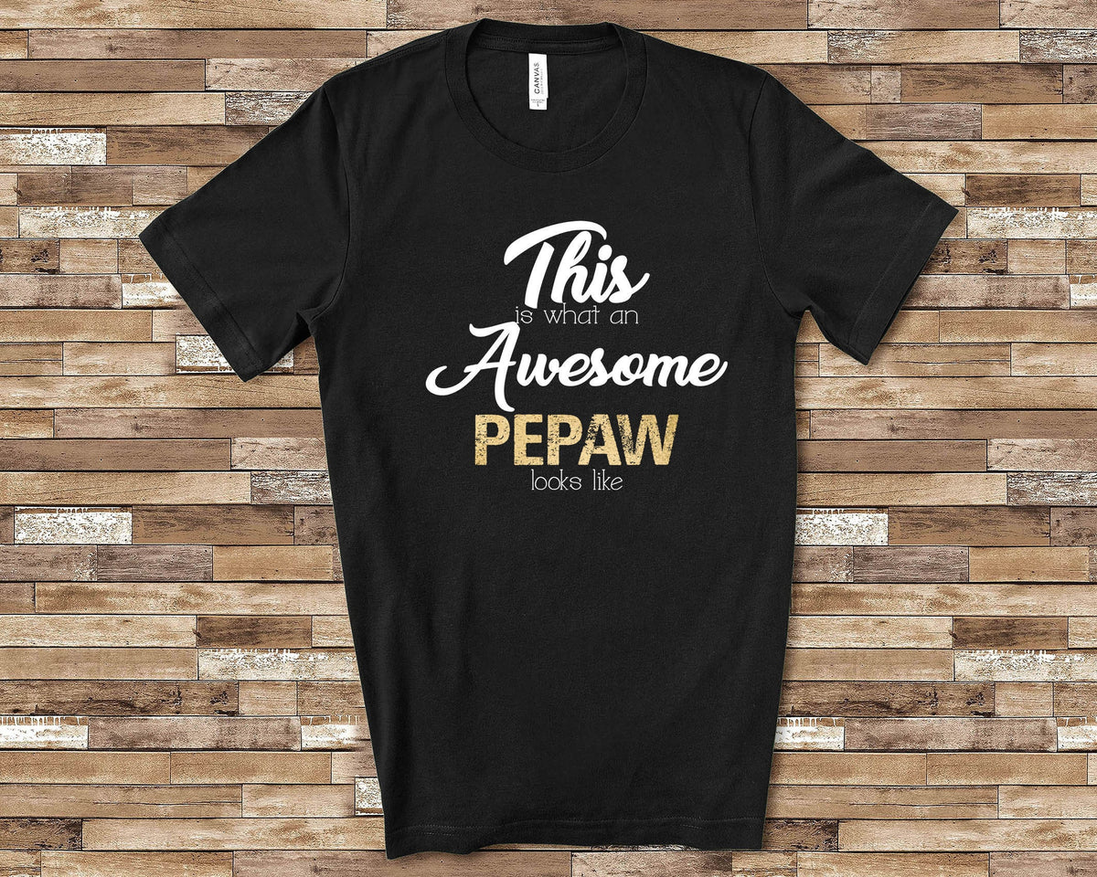 Awesome Pepaw Shirt Tshirt Pepaw Gift from Granddaughter Grandson Fathers Day Birthday Christmas Grandparent Gifts for Pepaw Graphic Tee – Aesthetic Look · Must-Have Style