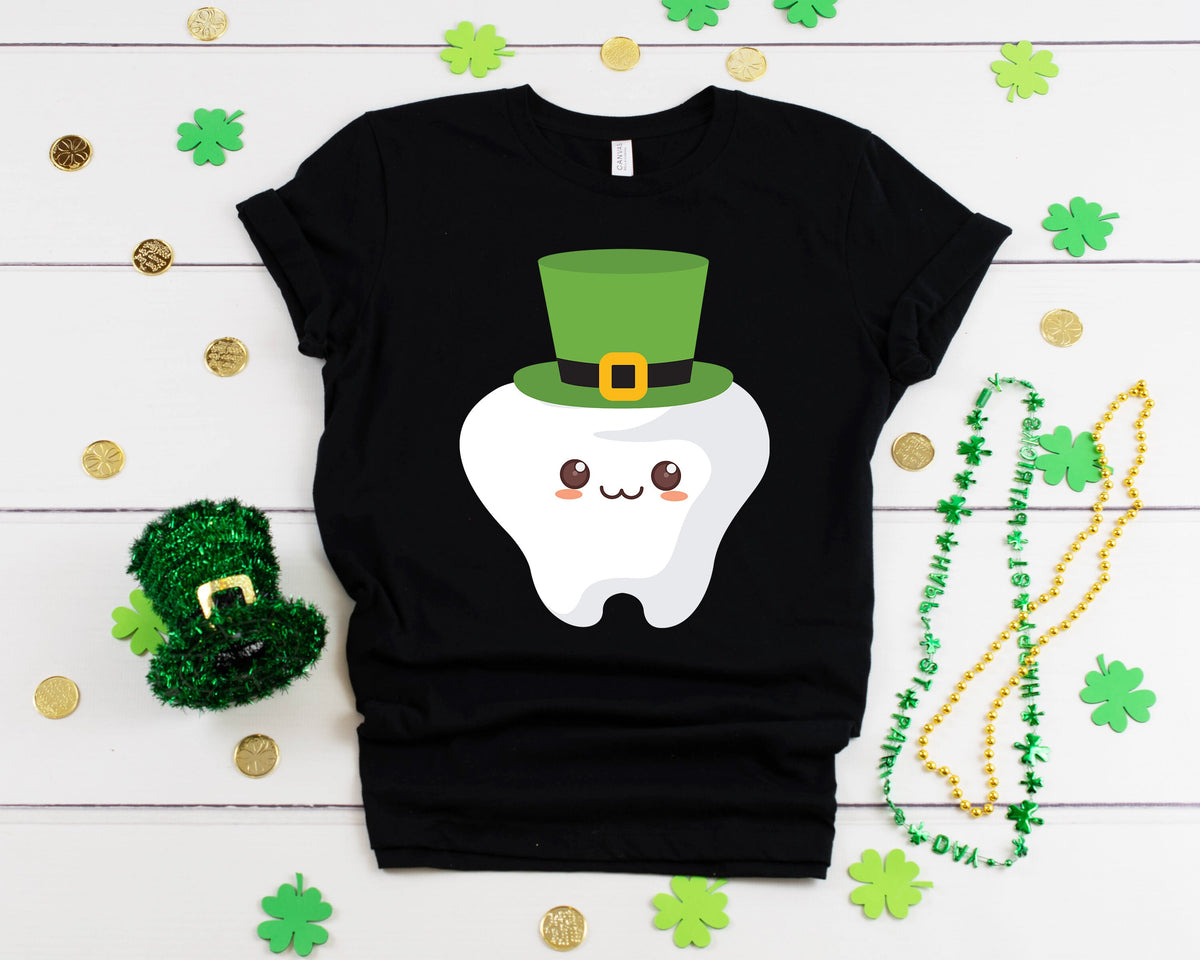 St Patrick39s Day Tooth Dental Hygienist Shirt Cute Dentist Outfit TShirt Hoodie Sweatshirt Long Sleeve Apparel Gift Hoodie – Aesthetic Look · Perfect For Daily Wear