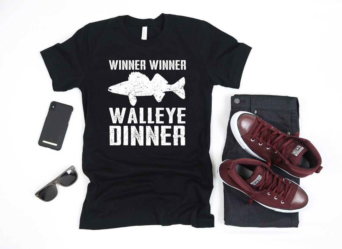 Walleye Dinner Fisherman Funny TShirt Tank Top Hoodie Sweatshirt Long Sleeve Child Apparel Gift Hoodie – Fan Favorite · High-Quality Print