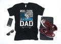 Reel Cool Dad Fisherman Fathers Day American Flag USA TShirt Tank Top Hoodie Sweatshirt Long Sleeve Apparel Gift Hoodie – Premium Graphic · Great Gift For Fans