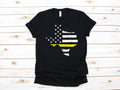 Texas 911 Dispatcher American Flag TShirt USA Texan Emergency Operator Thin Gold Line Tank Top Hoodie Sweatshirt Long Sleeve Hoodie Hoodie – Soft Feel · Perfect For Daily Wear