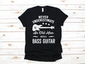 Old Man Bass Guitar Funny Dad Fathers Day Bassist TShirt Tank Top Hoodie Sweatshirt Long Sleeve Child Hoodie Apparel Gift Hoodie – Cozy Vibes · High-Quality Print