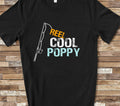 Reel Cool Poppy Shirt Tshirt Poppy Gift from Granddaughter Grandson Birthday Fathers Day Grandparent Gifts for Poppy Grandpa Graphic Tee – Bold Style · Trending Graphic Apparel