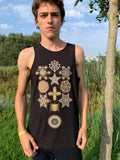 Sacred Geometry Shirt for Him SYMBOL TREE Tripy Entheoge Psychedelic Graphic Illustration Tee Trippy shirt for Men Graphic Tee – Aesthetic Look · Great Gift For Fans