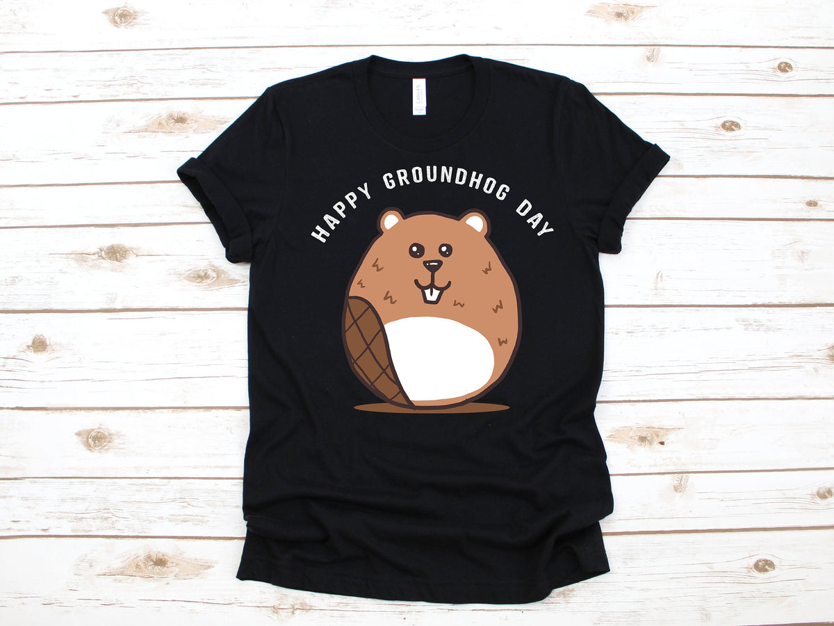 Happy Groundhog Day Cute Animal TShirt Kids Hoodie Sweatshirt Long Sleeve Apparel Gift Hoodie – Warm & Stylish · Great Gift For Fans