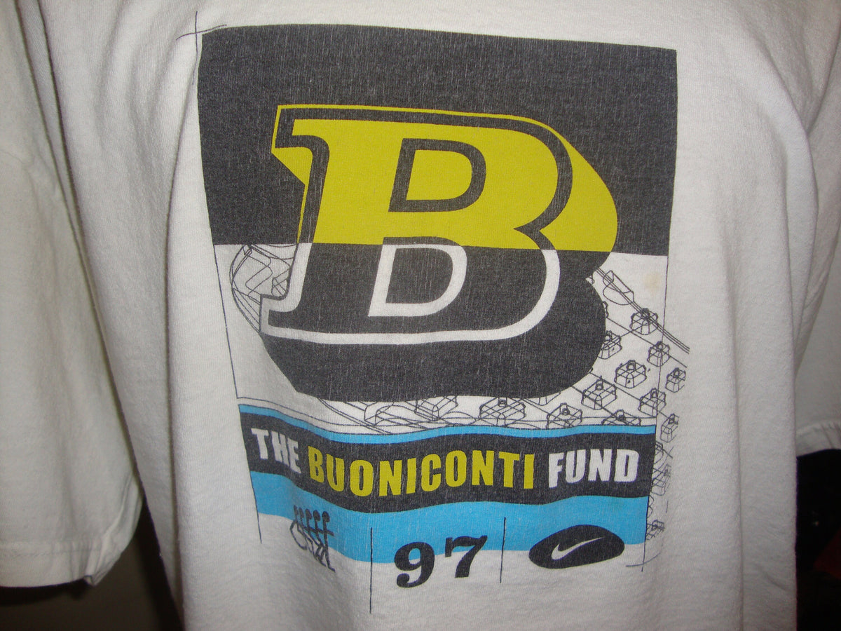 Vintage 9039s Nike 1997 The Buoniconti Fund Just Do It 97 T Shirt Size XL Graphic Tee – Aesthetic Look · Must-Have Style
