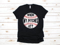 Funny Where My Pitches At Baseball TShirt Tank Top Hoodie Sweatshirt Long Sleeve Apparel Gift Hoodie – Feel-Good Design · Top Pick For Any Outfit