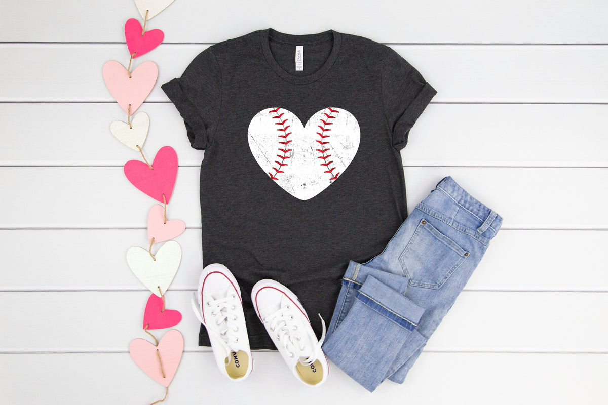 Baseball Heart Valentines Day TShirt Tank Top Hoodie Sweatshirt Long Sleeve Womens Apparel Gift Hoodie – Everyday Comfort · Must-Have Style