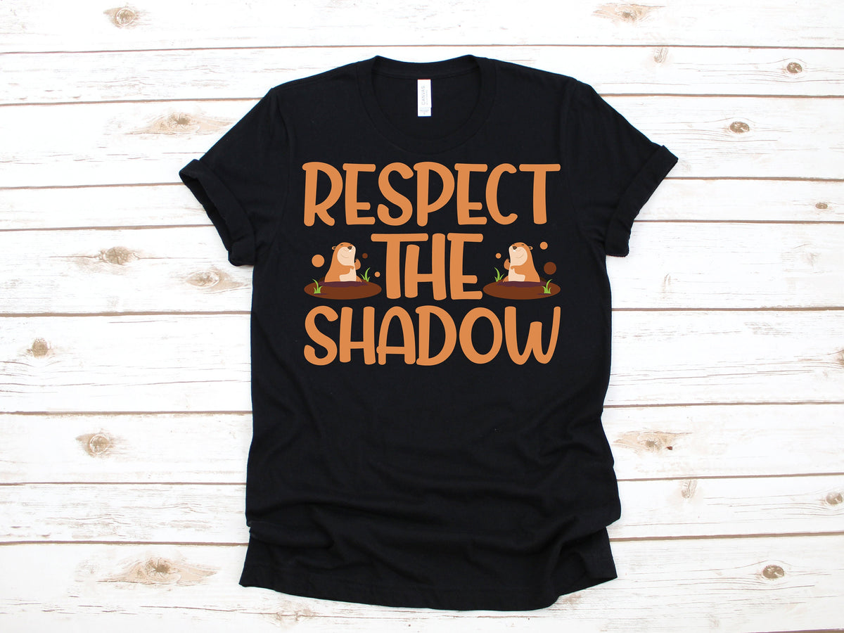 Respect The Shadow Groundhog Day Funny TShirt Kids Hoodie Sweatshirt Long Sleeve Apparel Gift Hoodie – Easygoing Wear · Must-Have Style