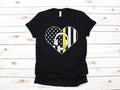911 Operator Heart TShirt Emergency Dispatcher Thin Gold Line Tank Top Hoodie Sweatshirt Long Sleeve Hoodie Apparel Gift Hoodie – Cozy Vibes · Great Gift For Fans