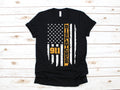911 Dispatcher American Flag TShirt USA Emergency Operator Thin Gold Line Tank Top Hoodie Sweatshirt Long Sleeve Hoodie Apparel Gift Hoodie – Soft Feel · High-Quality Print