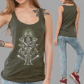 Sacred Geometry Tank Burning Man Tree of Life Clothes for Yoga UV active shirt Kabbalah Inspired Top choice of Colors Tank Top – Bold Style · Great Gift For Fans