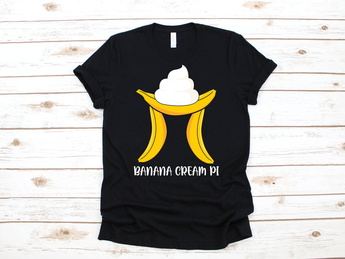 Banana Cream Pi Day Shirt Funny Math Teacher Gifts TShirt Hoodie Sweatshirt Long Sleeve Apparel Gift Hoodie – Soft Feel · Great Gift For Fans