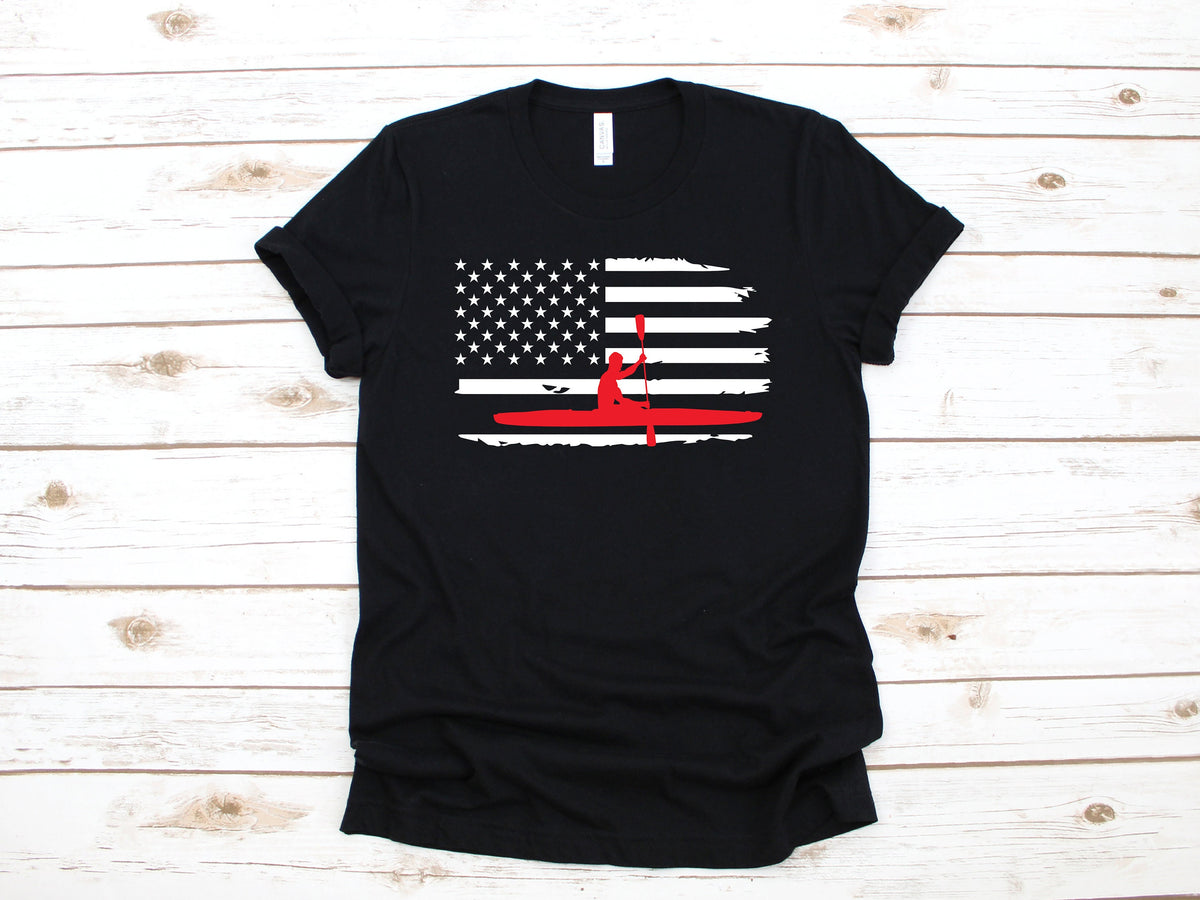 Kayaker American Flag Shirt Canoe USA Kayaking TShirt Tank Top Hoodie Hoodie Long Sleeve Kayaker Apparel Gift Hoodie – Easygoing Wear · Trending Graphic Apparel