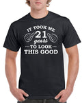 Mens 21st Birthday T Shirt Top Shirt Gift Present Twenty One It Took 21 Years To Look This Good Funny Tee Graphic Tee – Cozy Vibes · Great Gift For Fans