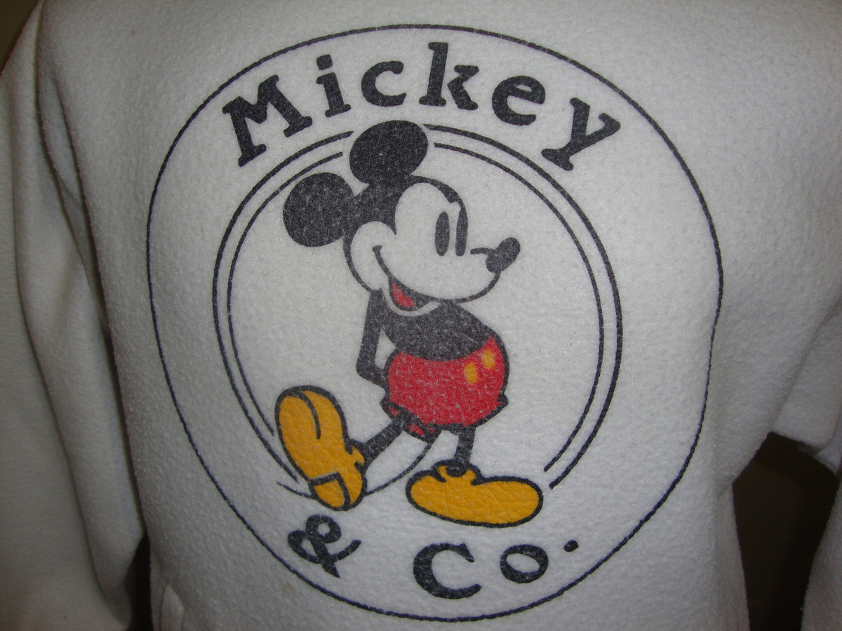Vintage 9039s Walt Disney Mickey Mouse Button Crew Neck Sweatshirt Size M Sweatshirt – Bold Style · High-Quality Print