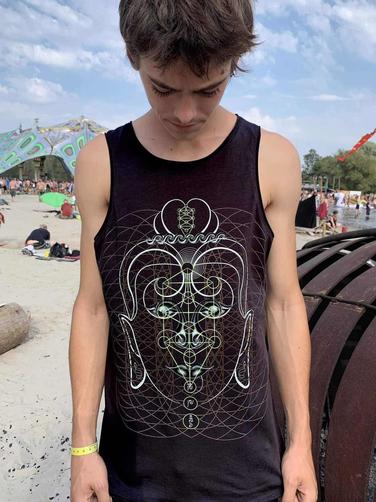 Sacred Geometry Buddha shirt Meditation spiritual Shirt Men psychedelic fashion Tank Top Tank Top – Premium Graphic · Trending Graphic Apparel