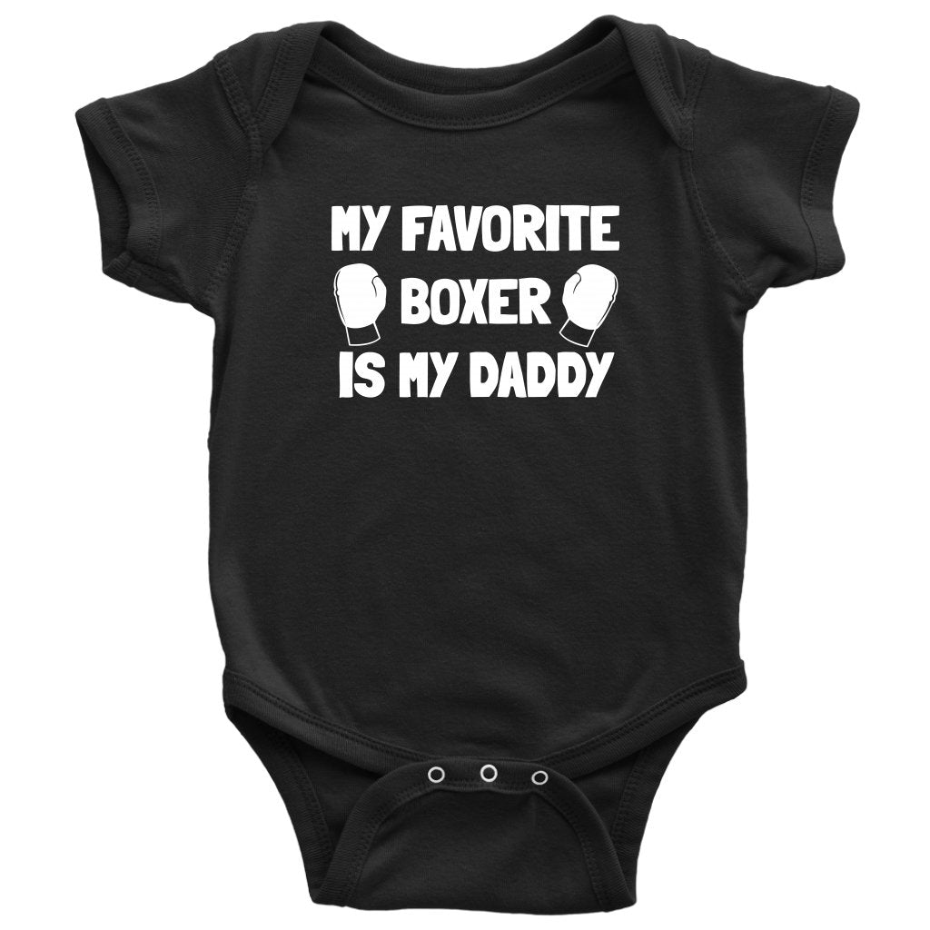 Cute Boxing Baby Bodysuit Boxing Baby Onepiece Boxer Baby Gift My Favorite Boxer Baby Shower or First Birthday Gift Graphic Tee – Aesthetic Look · Perfect For Daily Wear