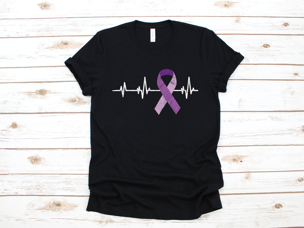 Lupus Ribbon Heartbeat Shirt Lupus Awareness TShirt Long Sleeve Sweatshirt Hoodie Tank Top Hoodie – Feel-Good Design · Great Gift For Fans