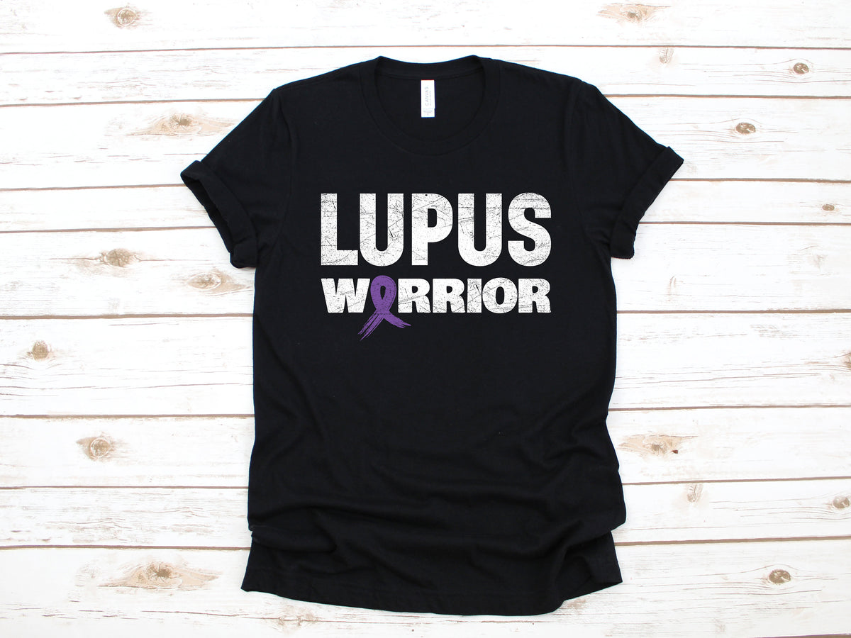 Lupus Warrior Shirt Lupus Awareness TShirt Long Sleeve Sweatshirt Hoodie Tank Top Hoodie – Bold Style · Great Gift For Fans