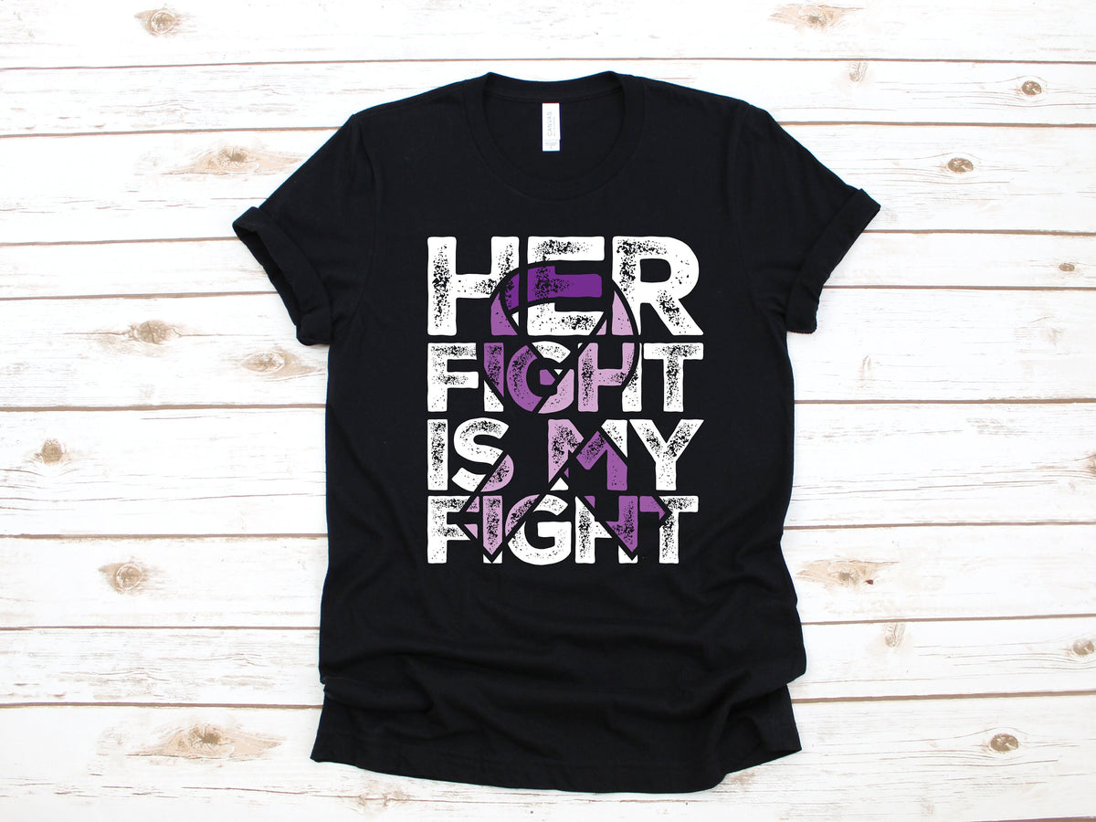 Lupus Her Fight Is My Fight Shirt Lupus Awareness TShirt Long Sleeve Sweatshirt Hoodie Tank Top Hoodie – Feel-Good Design · Perfect For Daily Wear