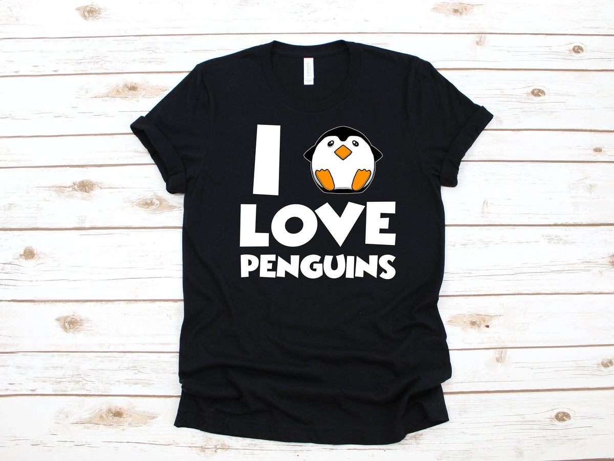 Cute I Love Penguins Shirt Penguin TShirt Long Sleeve Sweatshirt Child Hoodie Tank Top Hoodie – Easygoing Wear · Must-Have Style