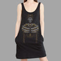 Women Pocket Dress choice of colors second cup gift for her ayahuasca design psychedelic art dress glow in the dark UV active Graphic Tee – Aesthetic Look · Trending Graphic Apparel