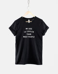 My Dog Is Cooler Than Most People TShirt Dog Lover Walking T Shirt Graphic Tee – Warm & Stylish · Great Gift For Fans
