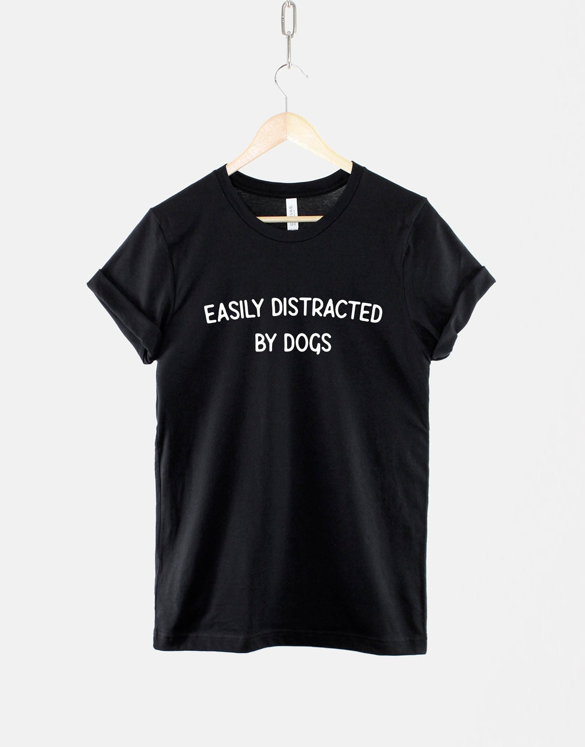 Dog TShirt Easily Distracted By Dogs Shirt Dog Lover TShirt Dog Shirts Graphic Tee – Feel-Good Design · Must-Have Style