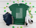 American Flag St Patrick39s Day USA Green Shirt Irish American TShirt USA Patriotic Shamrock Outfit Apparel Graphic Tee – Premium Graphic · Top Pick For Any Outfit