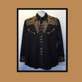 WS011 1950s vintage reproduction embroidered western shirt by Scully Graphic Tee – Bold Style · High-Quality Print