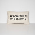 Latitude Longitude Coordinates Pillow Case Personalized Coordinates Housewarming Gift Graphic Tee – Feel-Good Design · Trending Graphic Apparel