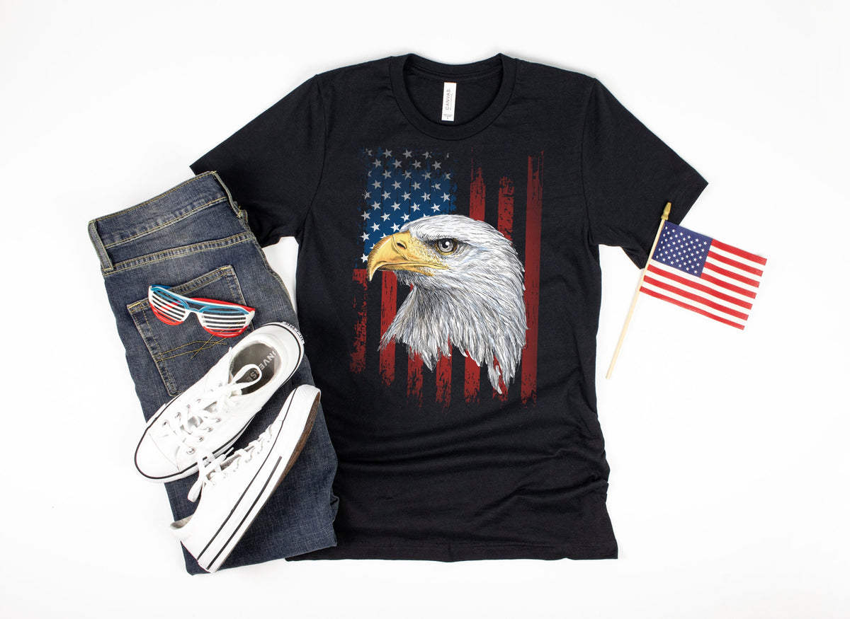 Bald Eagle USA Flag TShirt July 4th Eagles American Flag Tank Top Fourth of July Hoodie Sweatshirt Long Sleeve Patriotic Gift Hoodie – Aesthetic Look · Perfect For Daily Wear