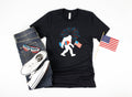 Bigfoot Fireworks TShirt Funny Sasquatch July 4th American Flag Tank Top Fourth of July Hoodie Sweatshirt Long Sleeve Patriotic Gift Hoodie – Premium Graphic · Great Gift For Fans