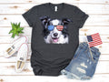 Border Collie USA Flag TShirt Funny Sheltie Dog July 4th American Flag Tank Top Fourth of July Hoodie Sweatshirt Long Sleeve Gift Hoodie – Easygoing Wear · Trending Graphic Apparel